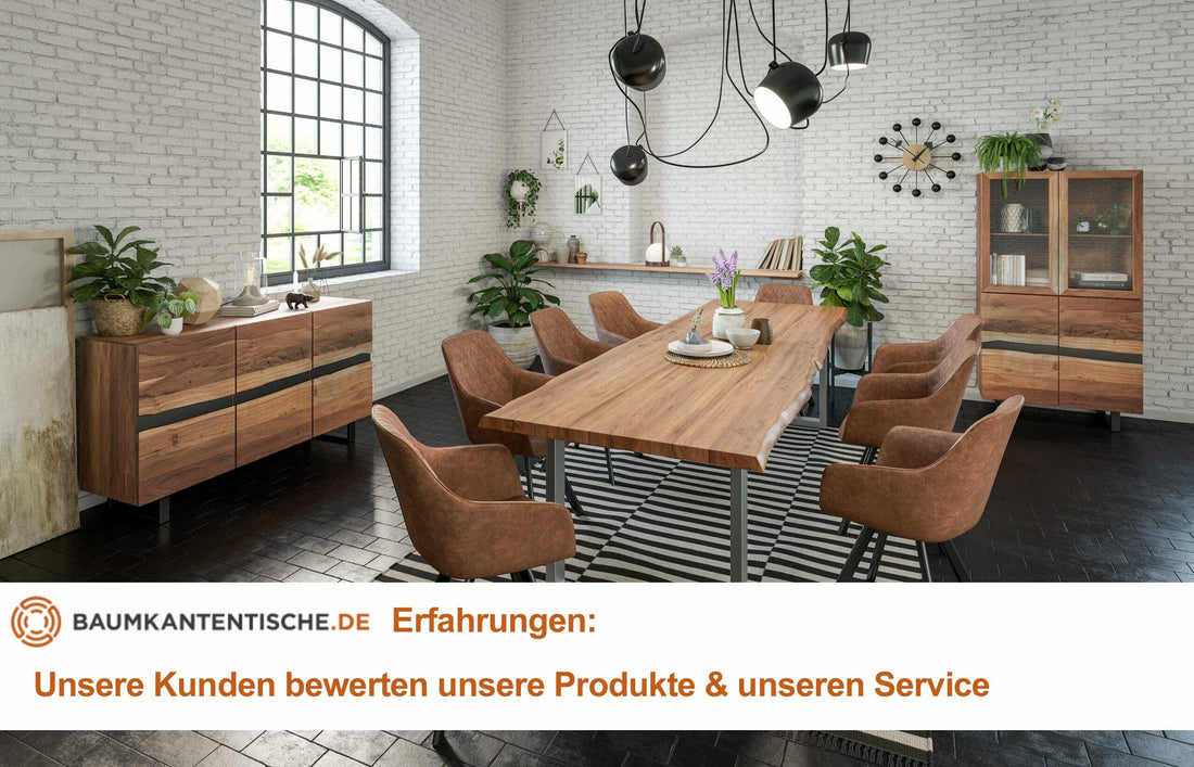 Baumkantentische.de: Erfahrungen unserer Kunden