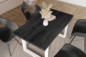 #holzgrau-optik #160x85 #u-gestellweiß