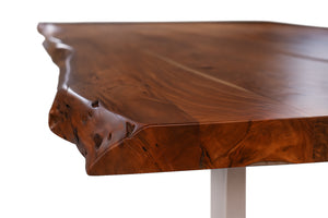 #nussbaumfarben #220x110 #u-gestellsilber