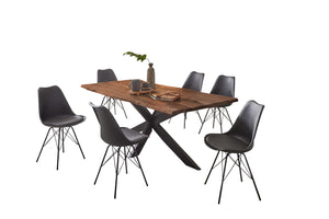 #nussbaumfarben #200x100 #spider-gestellschwarz