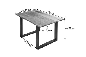 #naturfarben #100x70 #u-gestellschwarz