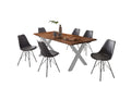 #nussbaumfarben #300x100 #x-gestellsilber