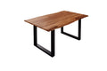 #teakfarben #120x80 #u-gestellschwarz
