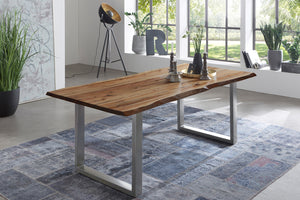 #naturfarben #260x100 #u-gestellsilber