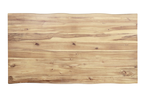 #akazienaturfarben #115x65 #u-gestellsilber