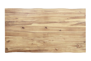 #akazienaturfarben #115x65 #u-gestellsilber