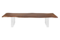 #nussbaumfarben #220cm #u-gestellweiß