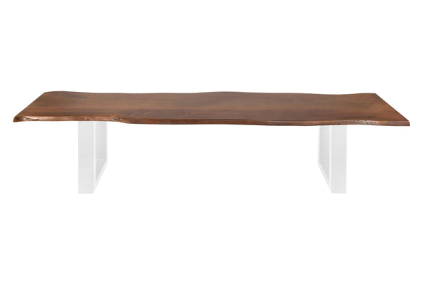 #nussbaumfarben #220cm #u-gestellweiß