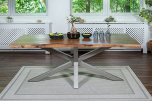 #nussbaumfarben #260x100 #spider-gestellsilber