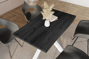 #holzgrau-optik #140x80 #spider-gestellweiß