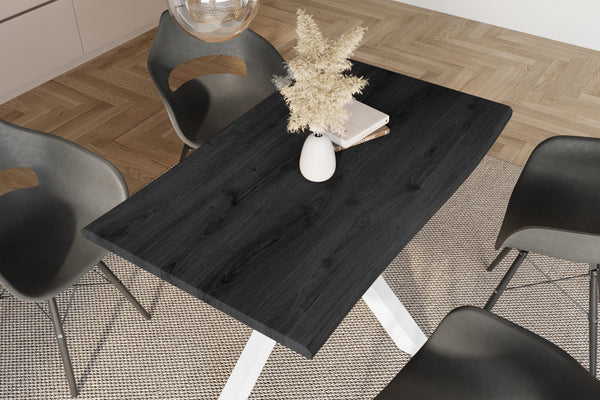 #holzgrau-optik #140x80 #spider-gestellweiß