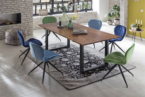 #nussbaumfarben #200x100 #u-gestellschwarz