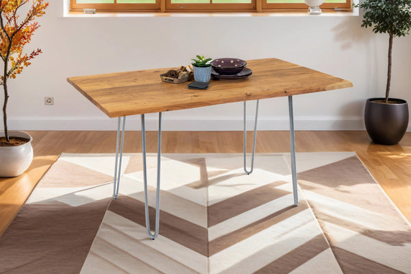 #naturfarben #160x85 #hairpin-gestellsilber