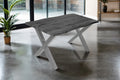 #graufarben #160x85 #x-gestellsilber