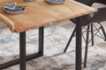 #naturfarben #80x80 #u-gestellschwarz