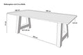 #naturfarben #280x100 #a-gestellschwarz