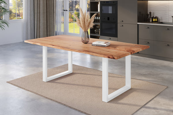 #naturfarben #180x90 #u-gestellweiß