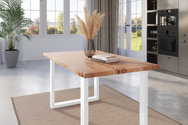 #naturfarben #140x80 #u-gestellweiß