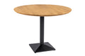 #akazienaturfarben #100x100 #säulen-gestelleckigschwarz