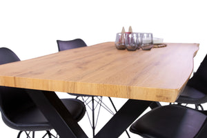 #wildeichenfarben #160x85 #x-gestellschwarz