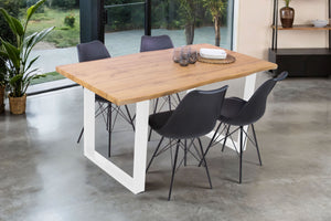 #wildeichenfarben #160x85 #u-gestellweiß