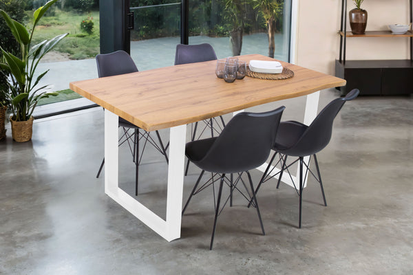 #wildeichenfarben #160x85 #u-gestellweiß