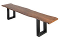 #nussbaumfarben #180cm #u-gestellschwarz