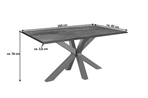 #nussbaumfarben #160x85 #spider-gestellsilber