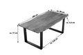 #nougatfarben #180x90 #u-gestellschwarz