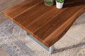 #akazienussbaumfarben #240x100 #u-gestellsilber