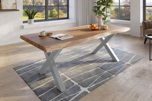 #naturfarben #200x110 #x-gestellsilber