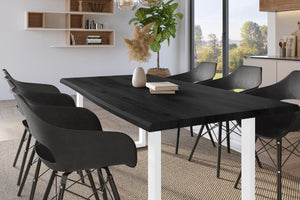 #holzgrau-optik #220x100 #u-gestellweiß