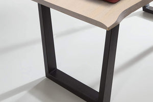 #grau-sandgestrahlt #220x100 #v-gestellschwarz
