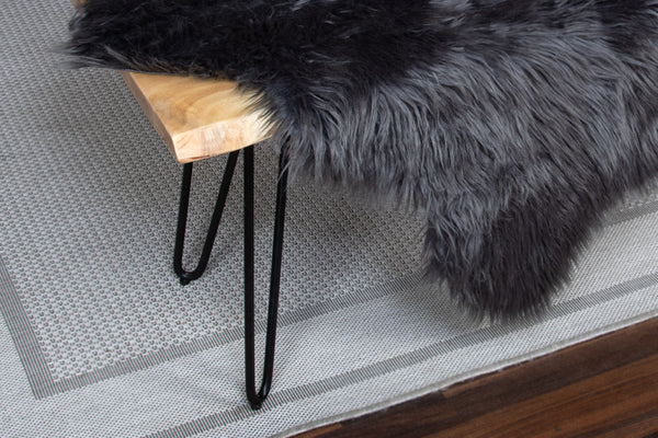 #naturfarben #180cm #hairpin-gestellschwarz