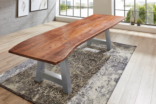 #nussbaumfarben #280x100 #a-gestellsilber