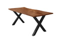 #nussbaumfarben #280x100 #x-gestellschwarz