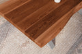 #akazienussbaumfarben #240x100 #x-gestellsilber