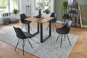 #naturfarben #80x80 #u-gestellschwarz