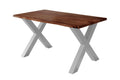 #nussbaumfarben #120x80 #x-gestellsilber