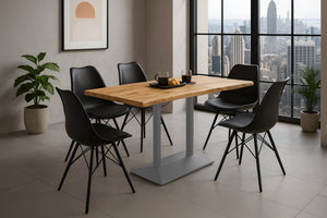 #mangonaturfarben #120x60 #säulen-gestellsilber