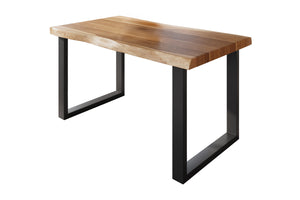 #akazienaturfarben #140x80 #u-gestellschwarz