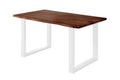 #nussbaumfarben #120x80 #u-gestellweiß