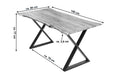 #naturfarben #140x80 #x-gestellschwarz