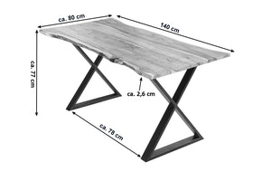 #naturfarben #140x80 #x-gestellschwarz