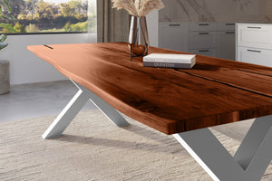 #nussbaumfarben #300x100 #x-gestellschwarz