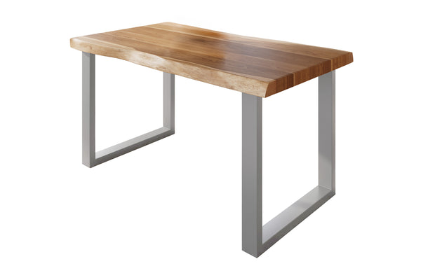 #akazienaturfarben #120x80 #u-gestellsilber