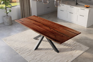 #nussbaumfarben #260x100 #spider-gestellschwarz