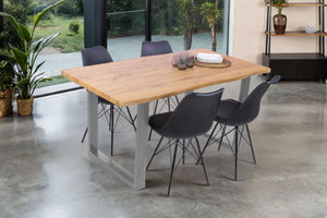 #wildeichenfarben #160x85 #u-gestellsilber