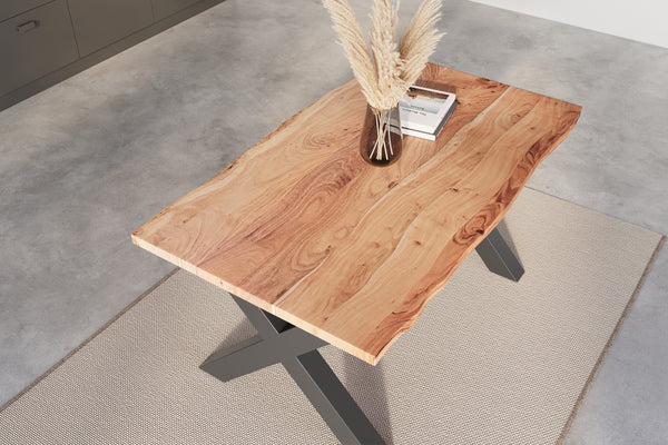 #naturfarben #140x80 #x-gestellschwarz