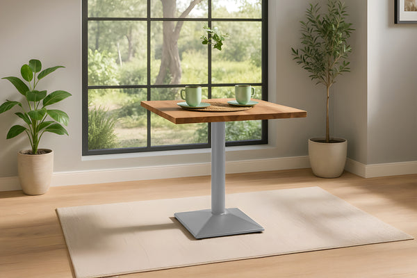 #naturfarben #60x60 #säulen-gestelleckigsilber